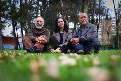 Fabio Correa Rubio, Inti Camila Romero Estrada y José Ramón Fernández, integrantes de la Fundación Teatro de Títeres Paciencia de Guayaba.