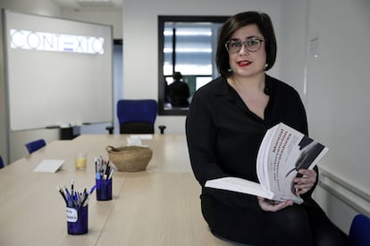 Elena Terreros es psicóloga del programa Contexto, donde acuden a terapia hombres condenados por maltrato.