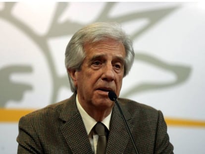 El presidente uruguayo, Tabaré Vázquez.