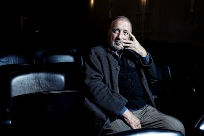 Jean-Claude Carrière, en Madrid en 2016 en el estreno de su obra 'Las palabras y la cosa'.