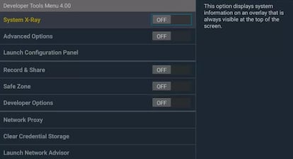 Opciones de desarrollador en los Fire TV Stick