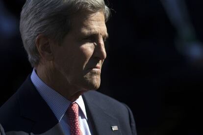 John Kerry en la Casa Blanca en octubre.