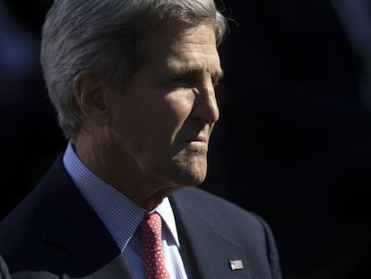 John Kerry en la Casa Blanca en octubre.