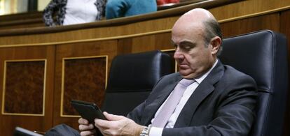 El ministro de Economía, Industria y Competitividad, Luis de Guindos.