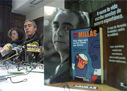 Juan José Millás, en Ponferrada durante la presentación del libro sobre Nevenka Fernández.