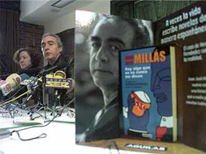 Juan José Millás, en Ponferrada durante la presentación del libro sobre Nevenka Fernández.