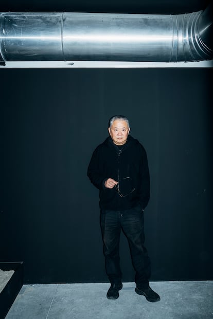 Wang Shu, fotografiado en la sede del Instituto de Arquitectura de Euskadi, en San Sebastián.
