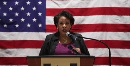 La fiscal general, Loretta Lynch