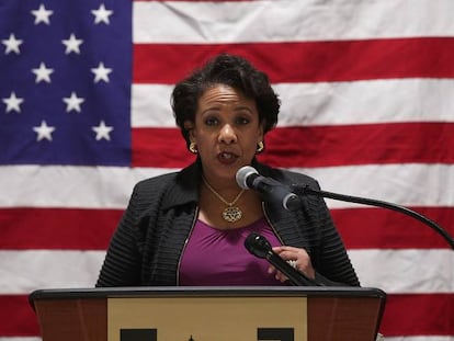 La fiscal general, Loretta Lynch