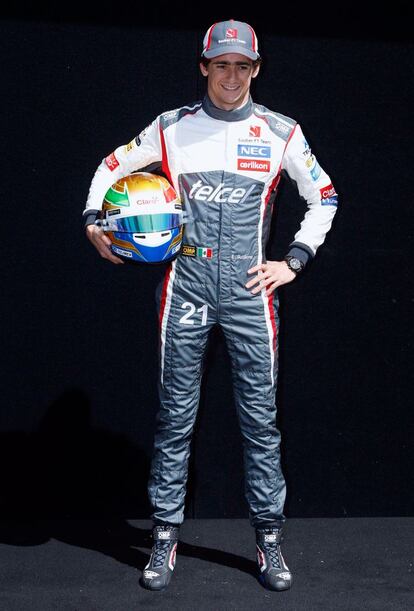 Esteban Gutiérrez de Mexico, piloto del Equipo Sauber.