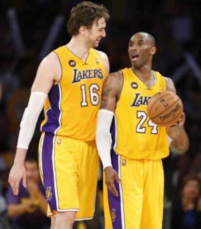 Pau Gasol y Kobe Bryant