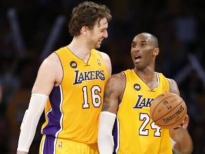 Pau Gasol y Kobe Bryant