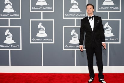 Justin Timberlake ha actuado en la gala de los Grammy tras casi cuatro años de ausencia en el escenario del Staples Center de Los Ángeles