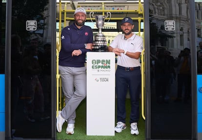 Jon Rahm y Ángel Hidalgo