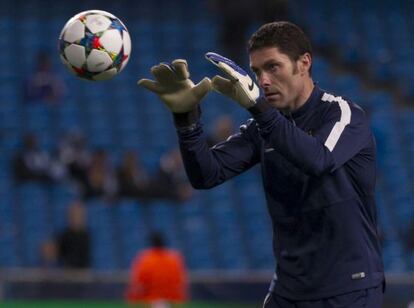 Xabier Mancisidor, entrenador de porteros del Manchester City.