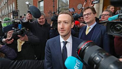 Mark Zuckerberg, durante uma entrevista recente em Dublin.