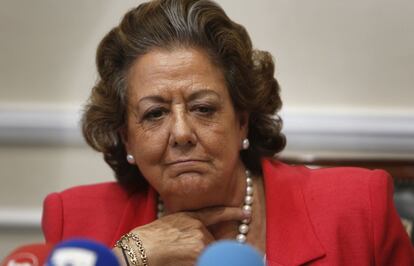 Rita Barberá, excalcaldesa de Valencia y senadora.