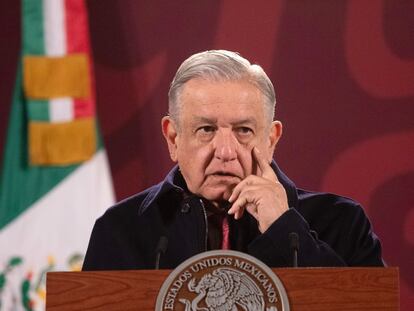 El presidente de México Andrés Manuel López Obrador.