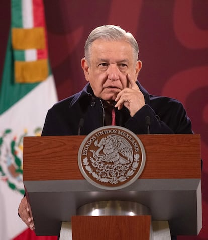 El presidente de México Andrés Manuel López Obrador.