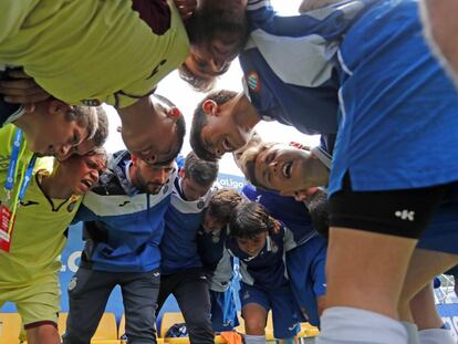 Canteranos del RCD Espanyol en el Torneo Internacional LaLiga Promises Santander.