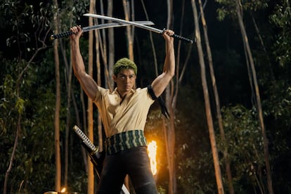 Mackenyu plays swordsman Zoro in ‘One Piece.’ 