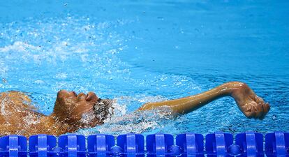 El griego Aristeidis Makrodimitris compite en las pruebas clasificatorias de los Juegos Paralímpicos Río 2016.