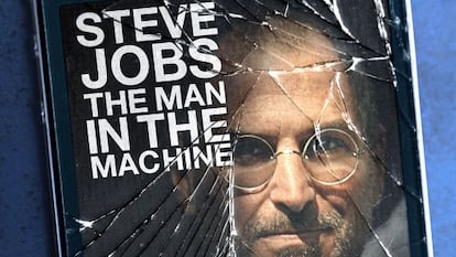 oster de la película 'Theman in the machine' sobre Steve Jobs.