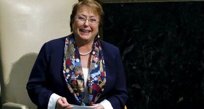 Michelle Bachelet, presidenta de Chile.