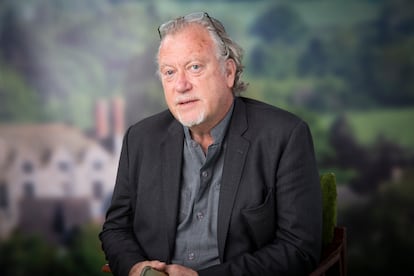 El periodista Jon Lee Anderson durante una conferencia en el Hay Festival, el pasado mes de noviembre.