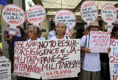 Las 'mujeres de solaz' de la II Guerra Mundial aún claman justicia. Para ellas, la guerra fue otra distinta de la de las bombas. Obligadas a prostituirse por las tropas japonesas, piden una disculpa y compensación 70 años después.