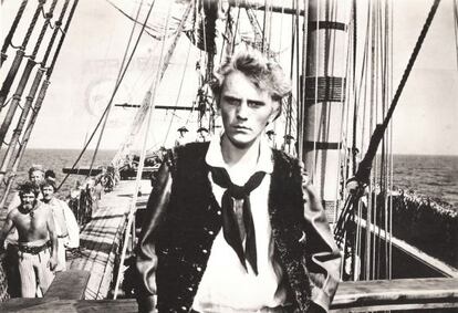 El actor Terence Stamp en un fotograma de la pel&iacute;cula &#039;Billy Bud&#039; (1962), inspirada en el relato de Melville. 