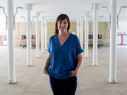 Ana Pontón, en el Parlamento de Galicia el pasado viernes.