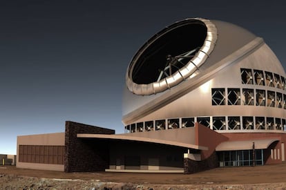 Aspecto que tendrá el Telescopio de Treinta Metros.