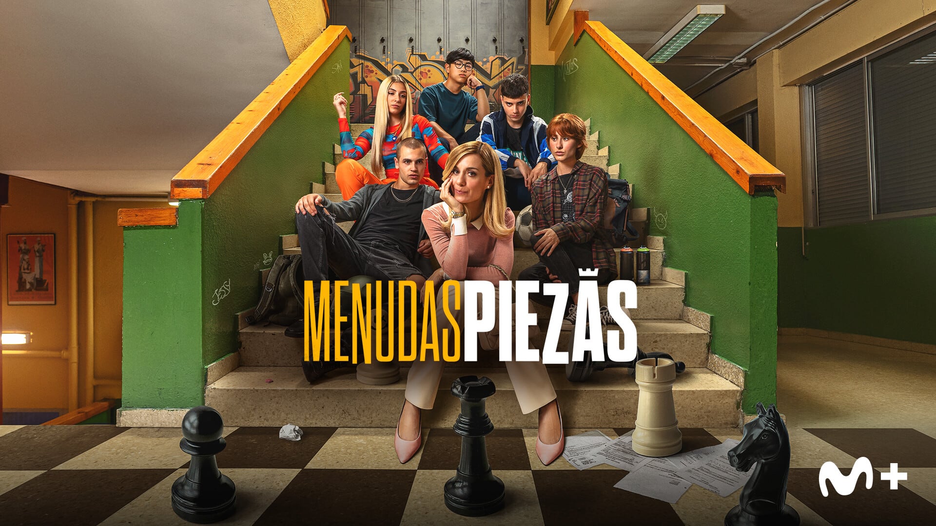 Imagen promocional de la película 'Menudas piezas'.