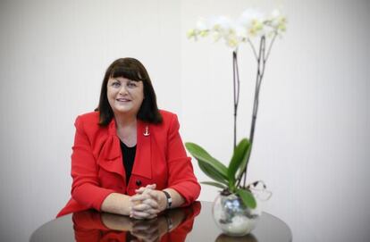 La comisaria europea de Investigación, Innovación y Ciencia, Máire Geoghegan-Quinn.