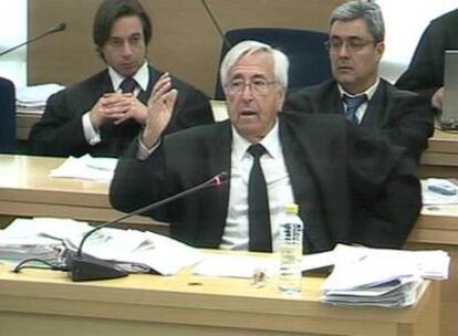 El abogado Gerardo Turiel, durante la exposición de sus conclusiones definitivas.