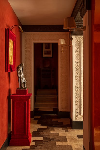 Entrance to the Churchill Suite, where the British prime minister stayed during the winter and created some of his best paintings.