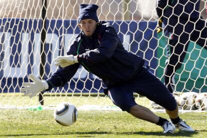 Federico Marchetti, durante el Mundial de Sudáfrica.