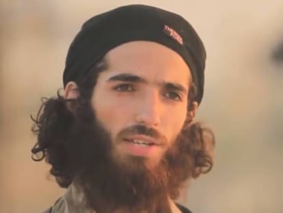 Muhammad Yasin Ahram Pérez, alias El Cordobés, en un vídeo del ISIS que se hizo viral en 2017