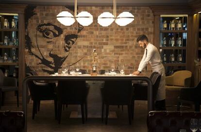 Comedor del restaurante Tatel, en Madrid.