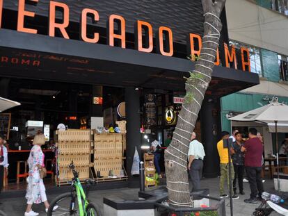 El Mercado Roma, el primer mercado gourmet de Ciudad de México.