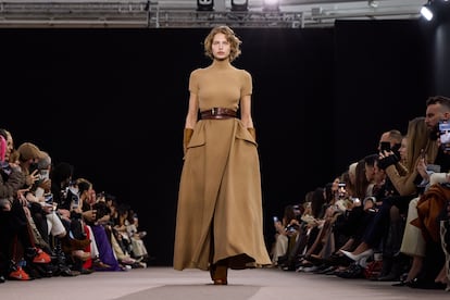 Una de las propuestas de la nueva coleccin de Max Mara presentadas en la pasarela italiana.