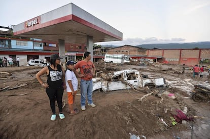 Tres afectados por el desastre natural que ha azotado el departamento del Putumayo.