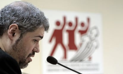 Sordo, durante su comparecencia en Bilbao.