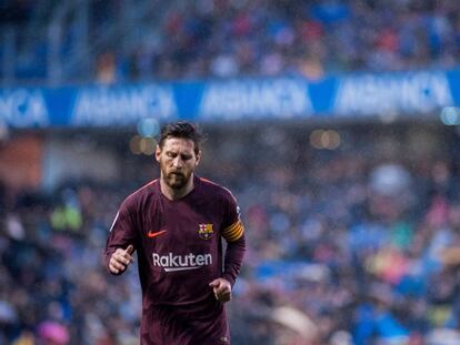 Lionel Messi, en el duelo ante el Deportivo.