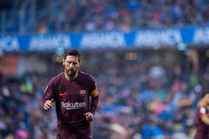 Lionel Messi, en el duelo ante el Deportivo.