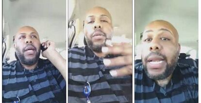 Steve Stephens, en unas fotos de su perf&iacute;l ahora borrado.