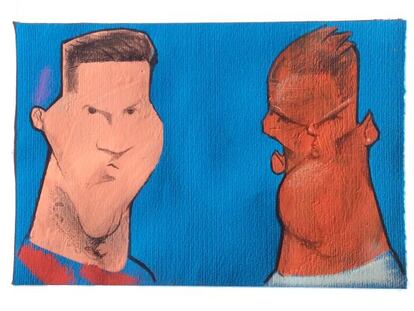 Messi y Cristiano.