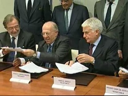 Telecinco y Cuatro firman su fusión