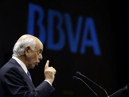 El presidente del BBVA, Francisco Gonzalez. 